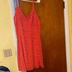 Wild Fable Red Floral Mini Dress